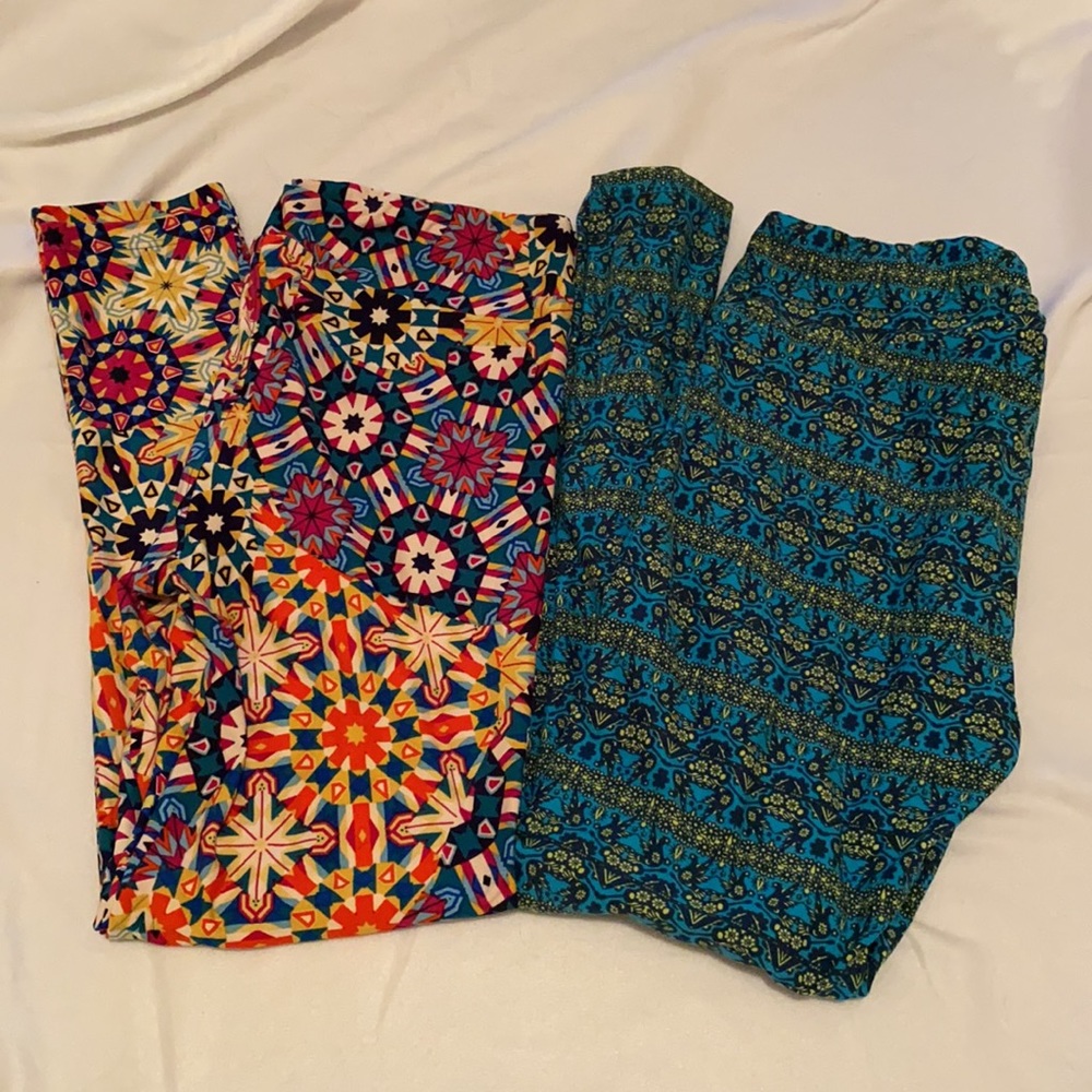 ❤️2 for $10 Two Pair Lularoe Leggings Tall & Curvy 12-22